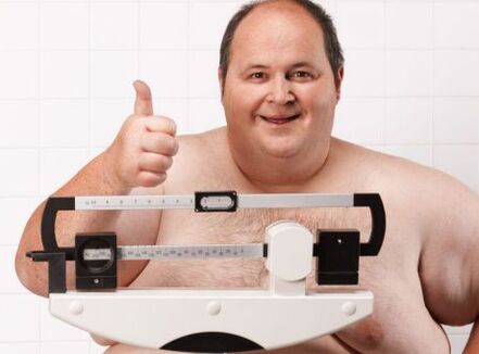 Liikalihavuus on yksi syy miehen tehon heikkenemiseen